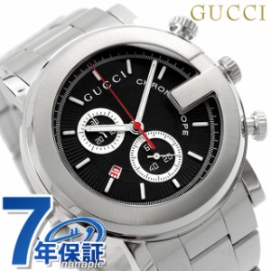 グッチ 時計 メンズ GUCCI 腕時計 ブランド G-CHRONO G-クロノ ブラック YA101309