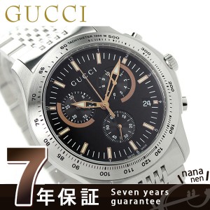 グッチ Gタイムレス クロノグラフ メンズ 腕時計 YA126257 GUCCI クオーツ ブラック