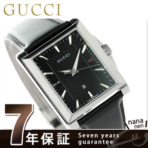 グッチ Gタイムレス レクタングル メンズ 腕時計 YA138404 GUCCI ブラック