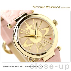 【2日間限定★400円OFFクーポン】 ヴィヴィアン・ウエストウッド 腕時計 レディース オーブ ピンク×ゴールド Vivienne Westwood VV006PK