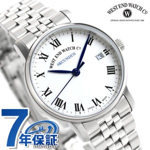 ウエストエンド セカンダス レディース 32mm クオーツ レディース 腕時計 WE.SCD.32.WH.SS.B WEST END ホワイト