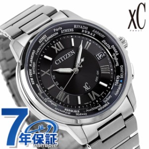 【巾着付】 シチズン ソーラー 電波時計 xC(クロスシー) ブラック CB1020-54E 腕時計 ブランド