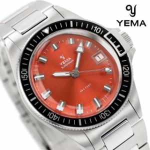 イエマ スーパーマン ヘリテージ クオーツ 腕時計 ブランド メンズ YEMA YMHF1574-LM アナログ レッド 赤 フランス製