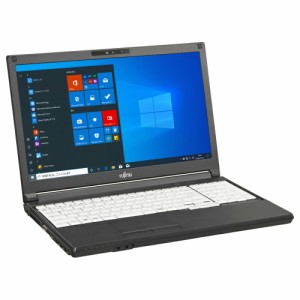 富士通 ノートパソコン Office付き 新品 同様 SSD Core i3  8GBメモリ SSD 256GB 15.6インチ HD DVD-RW Webカメラ WPS Office搭載 Window