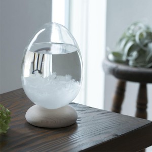 テンポド パルス ストームグラス オブジェ ガラス おしゃれ かわいい インテリア  天候予測器 卵型 人気 プレゼント ギフト