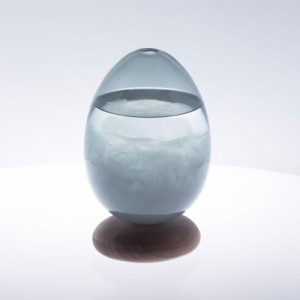 テンポパルス ドーン ストームグラス オブジェ ガラス おしゃれ かわいい インテリア  天候予測器 卵型 人気 プレゼント ギフト