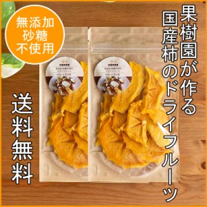 ドライフルーツ 国産 柿 60g 無添加 砂糖不使用 人気 果物 フルーツ 旬 美味しい 府藤果樹園 ギフト プレゼント