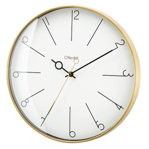 掛け時計 おしゃれ マノン 壁掛け時計 壁時計 北欧 寝室 静か スイープムーブメント ゴールド 高級感 上品 CL-3882