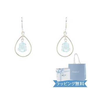 【リボン済＆紙袋】4°c ピアス カナル4℃ ヨンドシー 正規品 canal4℃ レディース しずくモチーフ 4度 4c プレゼント トパーズ K10ホワ