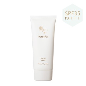 ロアリブ ハニーロア 日やけ止め 顔 体用 ナチュラルUVプロテクト SPF35・PA＋＋＋ 90ｇ 紫外線吸収剤フリー アルコールフリー スキンケ