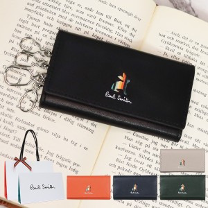 ポールスミス キーケース 4連 Paul Smith レディース マーケトリーストライプラビット23SS 845009 W581 BPW581