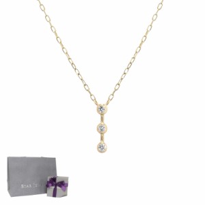 スタージュエリー STAR JEWELRY K10 ネックレス DIAMOND SKINNY 2JN1085 母の日