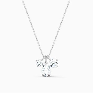 スワロフスキー SWAROVSKI ネックレス ペンダント ホワイト ドロップ しずく 5571077 