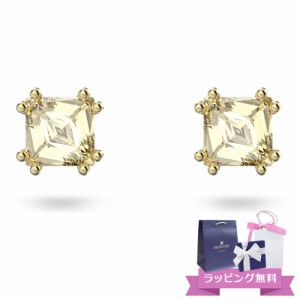 スワロフスキー SWAROVSKI ピアス アクセサリー ゴールドトーンコーティング スクエアカット Stilla 5639124