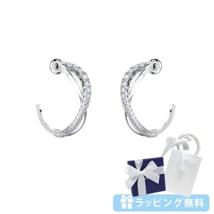 スワロフスキー SWAROVSKI ツイストフープピアス 5563908