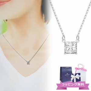 【期間限定SALE！値下げ中】スワロフスキー SWAROVSKI Attract スクエアネックレス 5510696