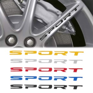 SPORT テープ ストライプ 4pcs シール ステッカー ドア ホイール ボディー ドレスアップ カー用品 ポイント消化 送料無料