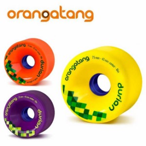 【4個1セット】 ORANGATANG WEELS [ DURIAN ] オランガタン ウィール ロング スケート 用【正規代理店商品】