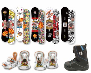 SPOON × POTATE HEAD SNOWBOARDS [ 3年使える！ スプーン ポテトヘッド キッズ スノーボード 3点セット ＠58000]【正規代理店商品】