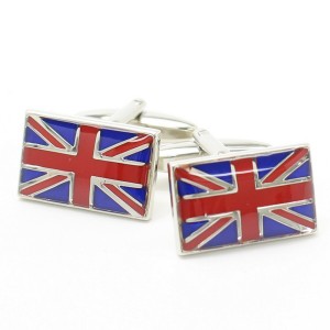 イギリス国旗・UKユニオンジャックのカフス（カフリンクス/カフスボタン）