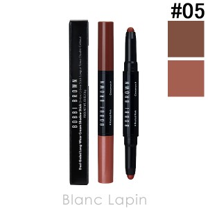 ボビイブラウン BOBBI BROWN ロングウェアデュアルエンドクリームシャドウスティック #05 ラステッドピンク/シナモン 1.6g [302546]