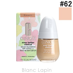 クリニーク CLINIQUE イーブンベターブライトセラムファンデーション20 #62 ローズ ベージュ 30ml [078440]