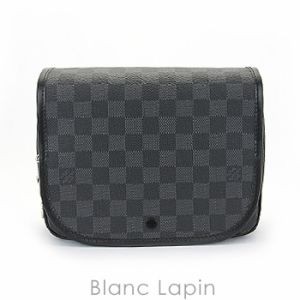 ルイヴィトン LOUIS VUITTON コスメポーチ トゥルース・サスペンダブル ダミエ・グラフィット N41419 #ｸﾞﾚｰ [330672]