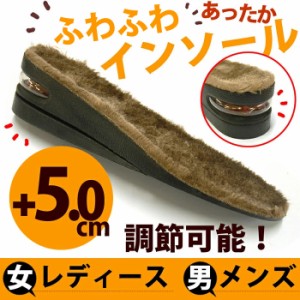 あったか シークレット エア インソール インヒール メンズ レディース +5cm (rs-oth-832m)[宅配B]【送料無料】 ふわふわ かかと 中敷き 