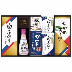 キッコーマンしょうゆ＆白子のり食卓詰合せ KSC-30E 2837-034 B41 鰹節 醤油 海苔 だしの素 ギフト 詰め合わせ のし無料 ラッピング無料 