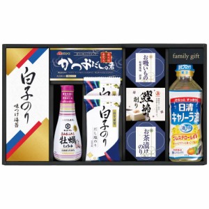 キッコーマンしょうゆ＆白子のり食卓詰合せ KSC-40E 2837-043 B41【送料無料】 調味料 海苔 だしの素 ギフト 詰め合わせ のし無料 ラッピ