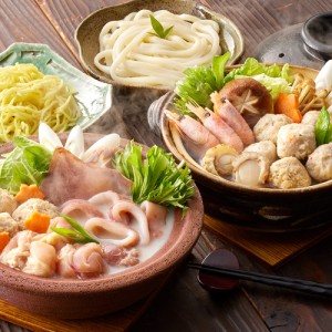 鶏白湯鍋＆海鮮つみれ鍋 食べ比べセット 0080711 7945-364 【送料無料】 海鮮鍋 お鍋 鍋セット 鍋の具材 ギフト お中元 夏ギフト 暑中見