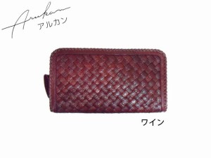 記念日 【ギフト】メンズ レディース【プレゼント】 arukan (アルカン) バッファローメッシュ ラウンドファスナー財布 1413-648 1413648 