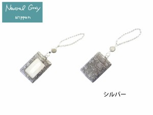 記念日 【ギフト】メンズ レディース【プレゼント】 Neutral Gray(ニュートラルグレイ) NP102 ミモザ リール付パスケース 3445-336 34453