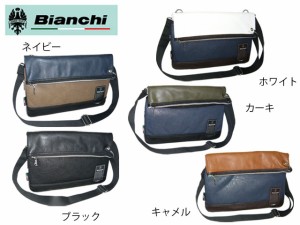 ビアンキ Bianchi クラッチバッグ ショルダーバッグ PUレザー メンズ レディース TBPI-03 rowa12
