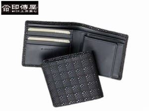 印傳屋 印伝 レザー コレクション 札入 二つ折り財布 和風 日本製 和柄 2008