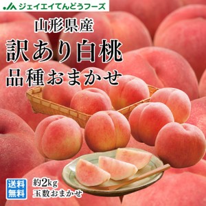 ジェイエイてんどうフーズ 【ご自宅用】 訳あり 桃 白桃 約2kg 山形県産 旬の品種を厳選セレクト 8月上旬順次発送 pc05