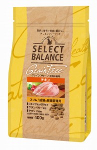 セレクトバランス　グレインフリー　猫スリム　チキン　400g【キャットフード】【正規品】