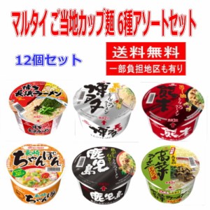 味のマルタイ カップ麺 ご当地シリーズ 6種×2個 12個セット 関東圏送料無料