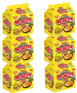 【袋麺 焼きそば30食 格安特集】新発売 日清 焼そば ポックンミョン 韓国風甘辛チーズ 5食×6入り トッピングに最適な韓国のり付き 関東