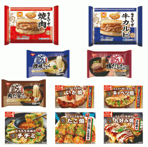 【新発売】 冷凍食品 コスパ満点お試し10種 かねます食品 粉もん(食べきりサイズ) 日清食品 どん兵衛 ライスバーガー 売れ筋ばかりのコラ