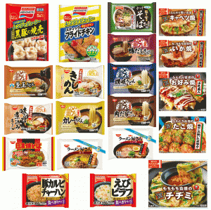 【新発売】 冷凍食品 20袋 プチ特集 どん兵衛 チャーハン フライドチキン 焼売 粉もん(チヂミ ネギ焼き キャベツ焼 お好み焼き たこ焼き)