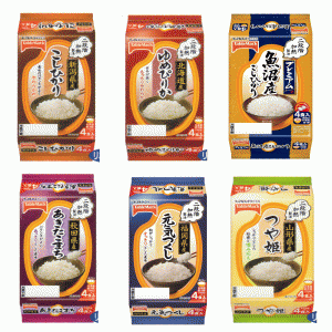 【パックご飯食べくらべ】【まとめ買い特典付き】 テーブルマーク 全国ご当地米 食べやすい150ｇ 24食 こしひかり あきたこまち ゆめぴり