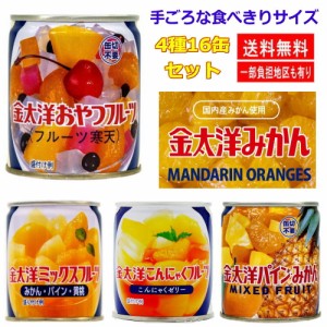 新着 太洋食品 金太洋 おやつフルーツ パインみかん ミックスフルーツ こんにゃくフルーツ 食べきりサイズ16缶セット 関東圏送料無料