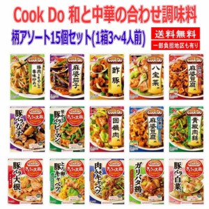 レトルト 味の素 Cook Do クックドゥ 和食と中華の合わせ調味料 15個 新着 調味料 関東圏送料無料