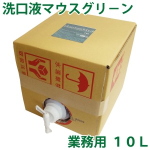 業務用 口腔化粧品 マウスグリーン洗口液 １０Ｌ