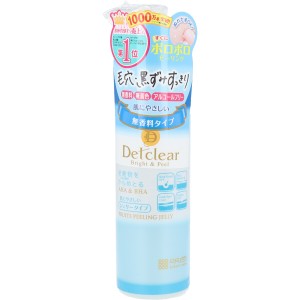 DETクリア ブライト&ピール ピーリングジェリー 無香料タイプ 180mL