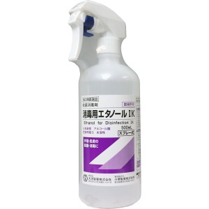 【第3類医薬品】 殺菌消毒剤 消毒用エタノールIK スプレータイプ 500mL