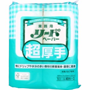 業務用 リードペーパー 超厚手 中サイズ 40枚×2ロール