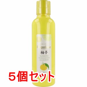 プロポリンス 柚子 マウスウォッシュ 洗口液 600mL×5個セット