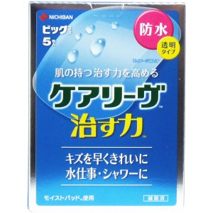 ケアリーヴ治す力 防水透明タイプ ビッグサイズ ５枚入